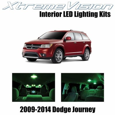 XtremeVision Interior LED for Dodge Journey 2009-2014 (7 PCS) Green