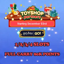 TOYSHOP PARTNERS EVENT🧸 MONO-POLY GO PARTNERS SLOTS💫FULL CARRY 80K POINTS⚡FAST