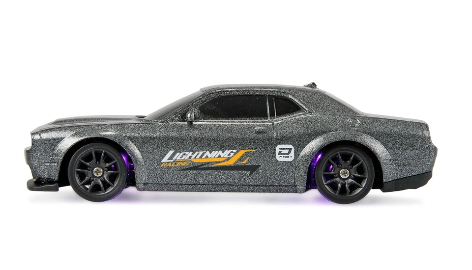 DRIFT SPORT MUSCLE CAR MIT GYRO 4WD 1:43 RTR 15 k/mh AMEWI 21137 UNTERBODEN LEDs - Bild 3 von 4