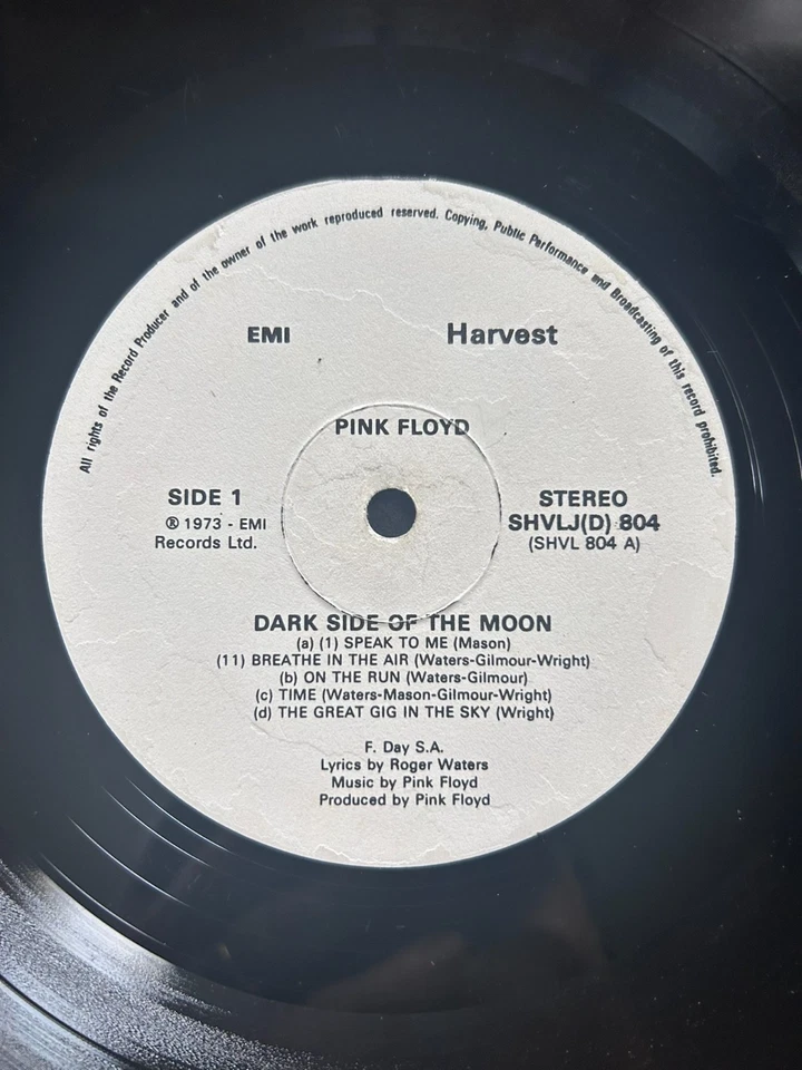 Pink Floyd SUPERB RARE Rhodesia/Zimbabwe Press Dark Side Zeppelin Doors Crimson - Image 4 of 4