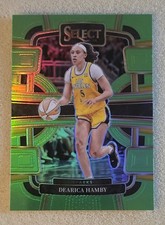 2024 Panini Select WNBA DEARICA HAMBY Neon Green Prizm #/75 LA Sparks #77