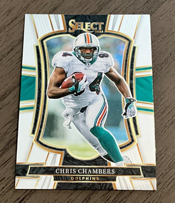 2025 Panini Select # 199 Chris Chambers Premier Level Miami Dolphins