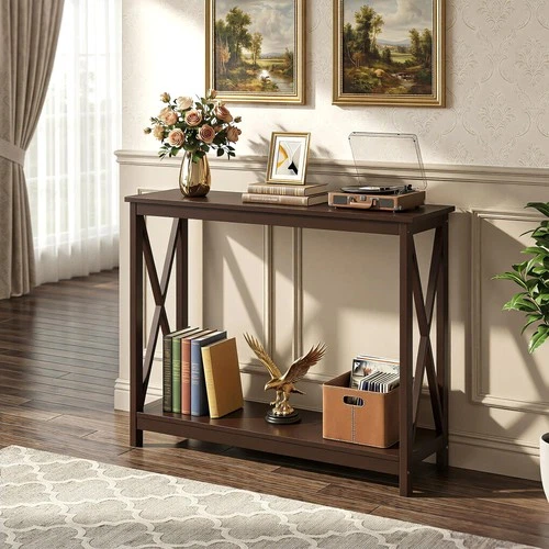 Console Entryway Sofa Table Rectangular Display Table for Living Room Hallway