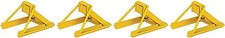 Walthers-Track Assembled Track Bumper 4-Pack - Yellow