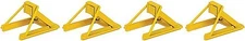 Walthers-Track Assembled Track Bumper 4-Pack - Yellow