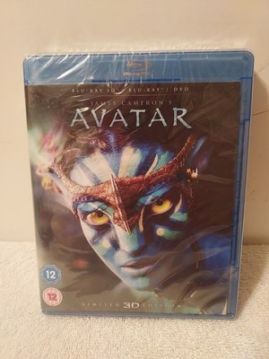 Avatar Blu-Ray 3D DVD 2-Disc Set Limited Edition James Cameron Sci-Fi Movie NEW