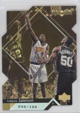 1999-00 Upper Deck Black Diamond Final Cut 40/100 Antawn Jamison #25 2zu