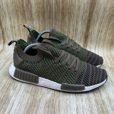 Adidas NMD_R1 STLT Primeknit Men's Size 10 'Noble Green' Shoes Sneakers CQ2389