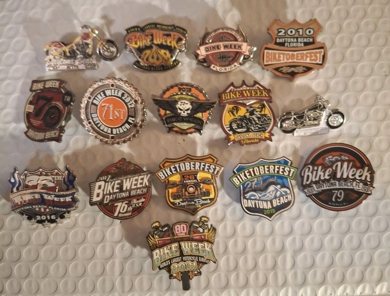 DAYTONA BIKE WEEK 2007- 2021,  ALL 15 YEARS, LOT OF 15