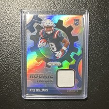 2025 Panini Prizm Rookie Gear Memorabilia Kyle Williams Patriots NFL Card