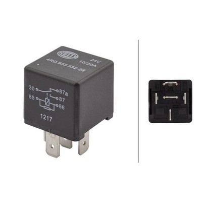   HELLA RELAY MAIN CURRENT 4RD933 332-261 NEU DE STOCK