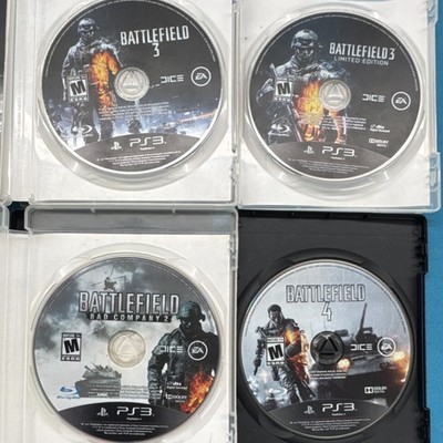 EA Battlefield 3 Limited Edition, Bad Company 2, Battlefield 4 PS3 Shooter 