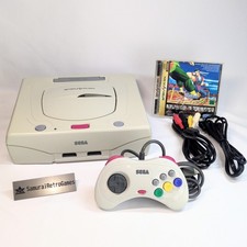 Sega Saturn White Console HST-3220 NTSC-J Japan Tested working 260908A