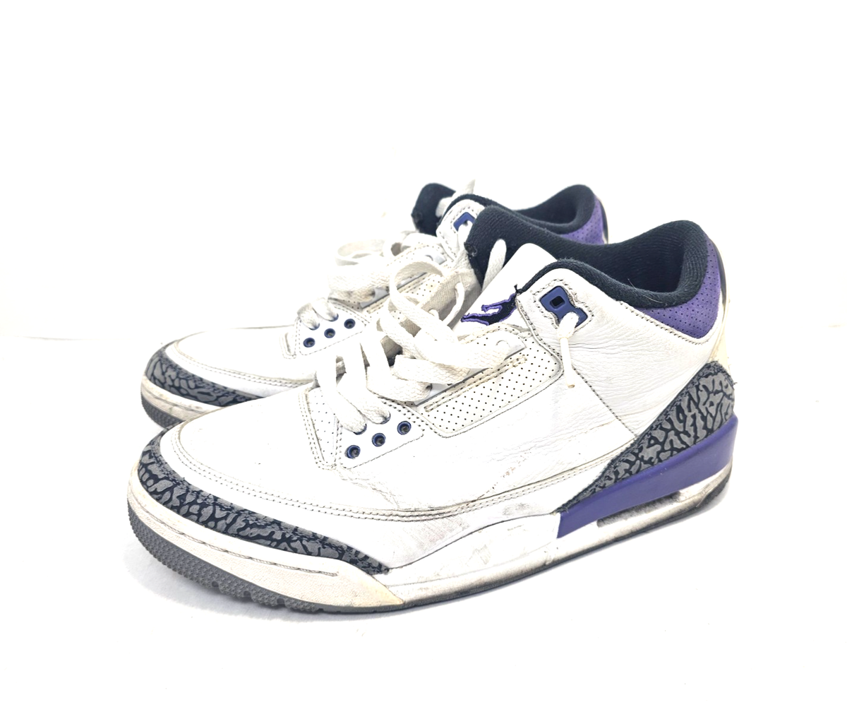 Nike Air Jordan 3 Retro Men's Size 9.5 CT8532-105 Dark Iris - No