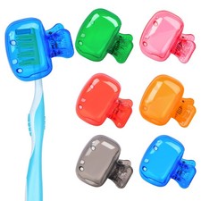6 Pack Toothbrush Covers Portable Toothbrush Protectors Coverings Clips Tooth...