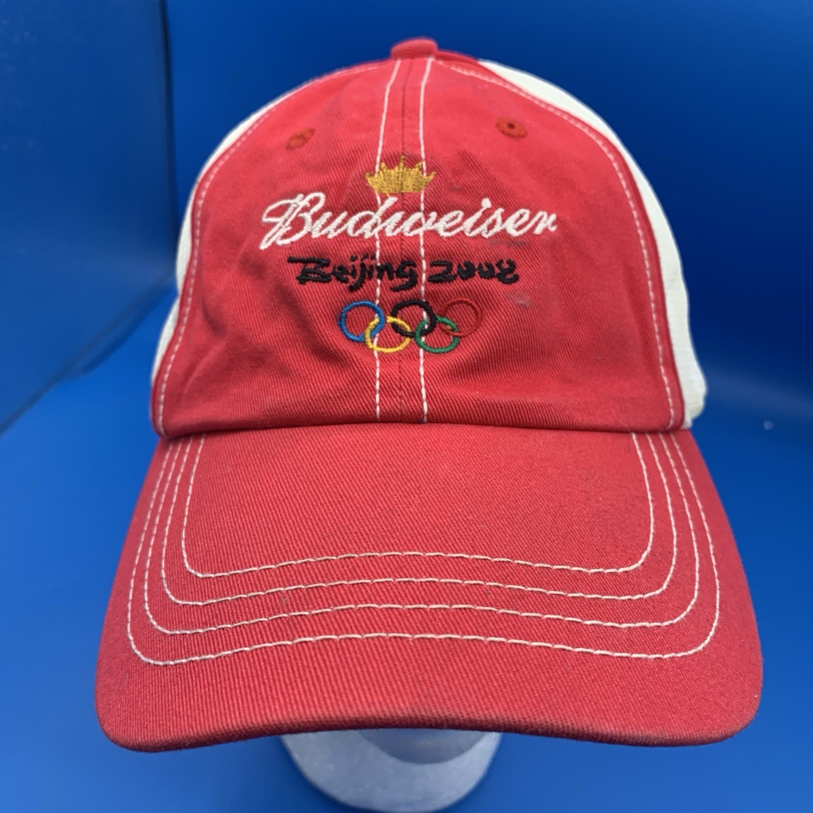 Budweiser Adjustable Cap Hat Strapback Headwear - image 1