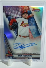 2019 Bowman's Best - Autographs Zack Thompson #B19-ZT Refractor (AU, RC)