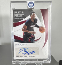 2020-21 Panini Immaculate Past & Present Bam Adebayo PPS-BAM Auto Miami Heat
