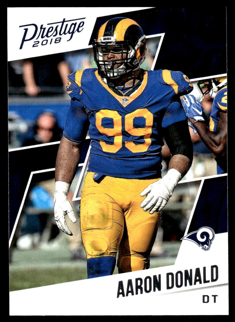 Aaron Donald #185 2018 Panini Prestige Football Veteran Signatures