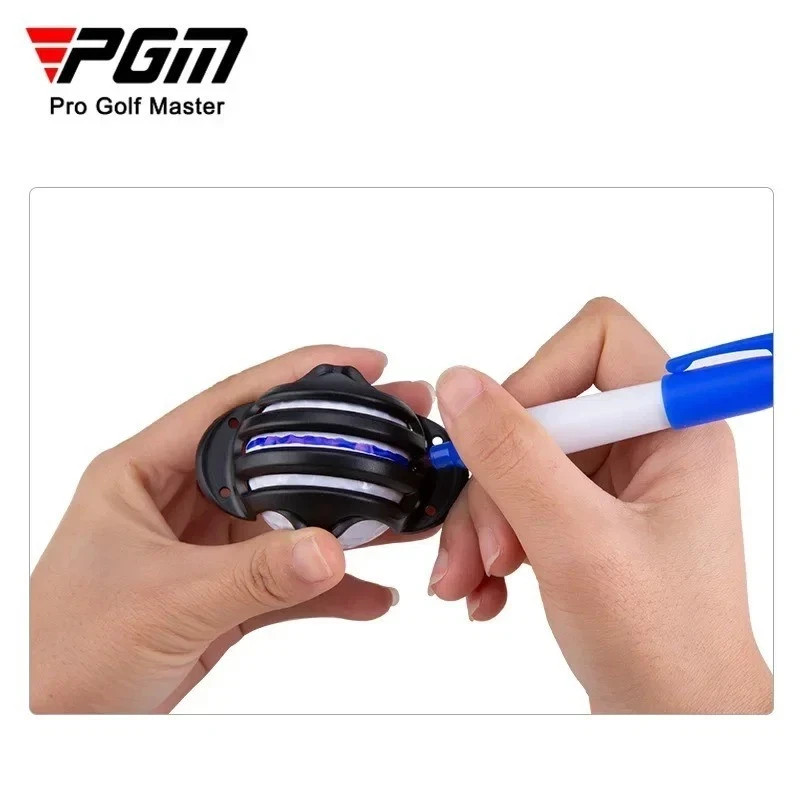 PGM Golf Ball Line Liner Tool with 2 Marker Pens – Alignment & Putting Aid