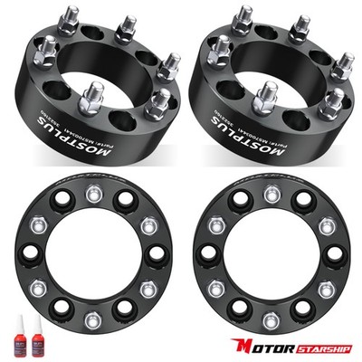 2'' Thickness 6x5.5'' Bolt Pattern Wheel Spacer Adapter for Chevy GMC Cadillac （4）