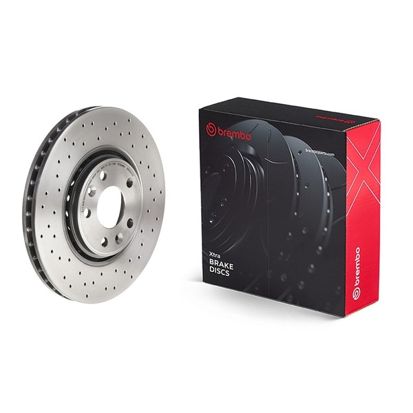 2X Brembo Bremsscheibe Xtra Line - Xtra 09.B352.1X FüR Renault Laguna Megane KZ0-image