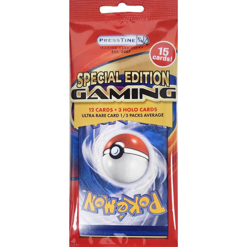 Pokemon Special Edition Gaming Presstine 15 Card Pack FREE SHIPPING