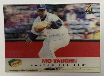 1997 Pinnacle Denny's 3D Holographic Mo Vaughn #3 Boson Red Sox