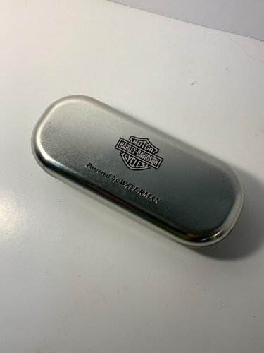 Harley Davidson Waterman Kugelschreiber orange schwarz kariert Flagge - Bild 7 von 8