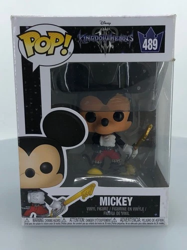 Funko POP! Games Disney Kingdom Hearts Mickey Mouse #489 Vinyl Figure DAMAGED