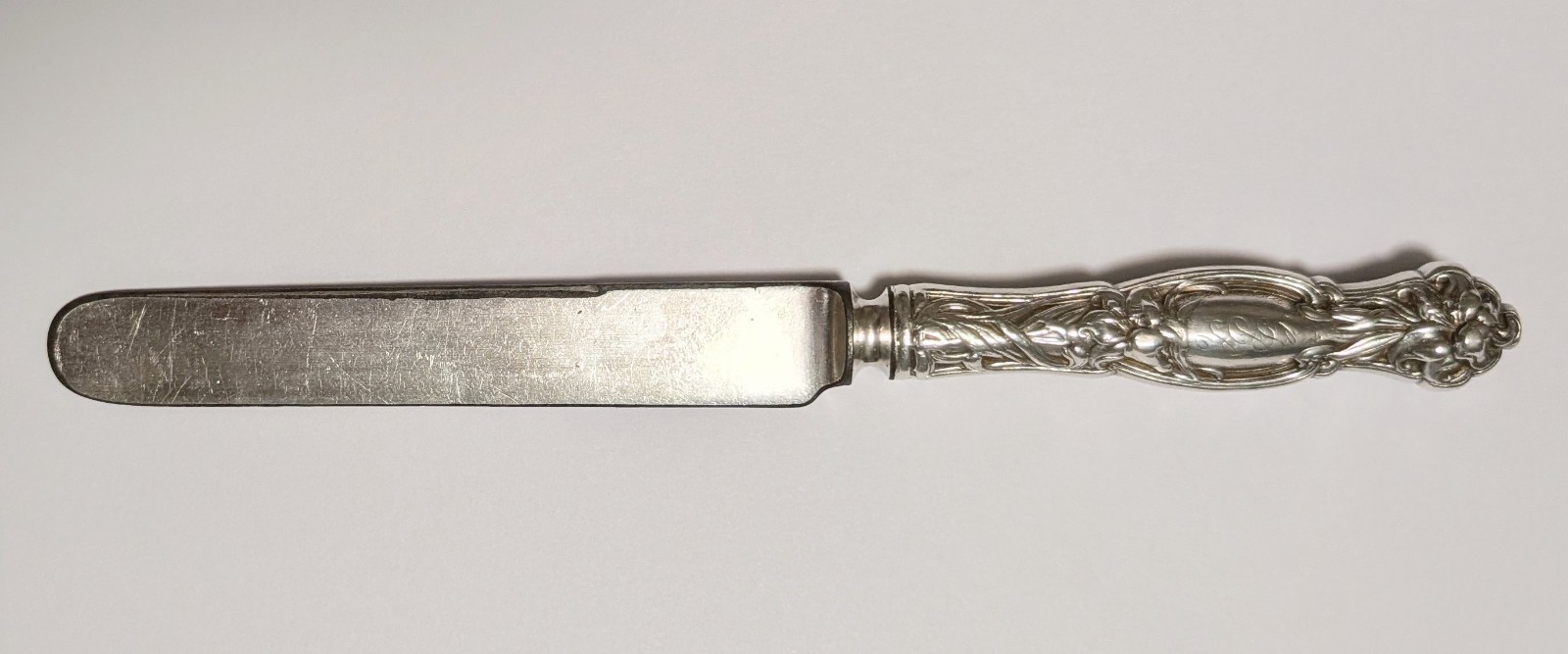 Frontenac by International Silver Luncheon Knife 8.1 inches Inscribed 1906
