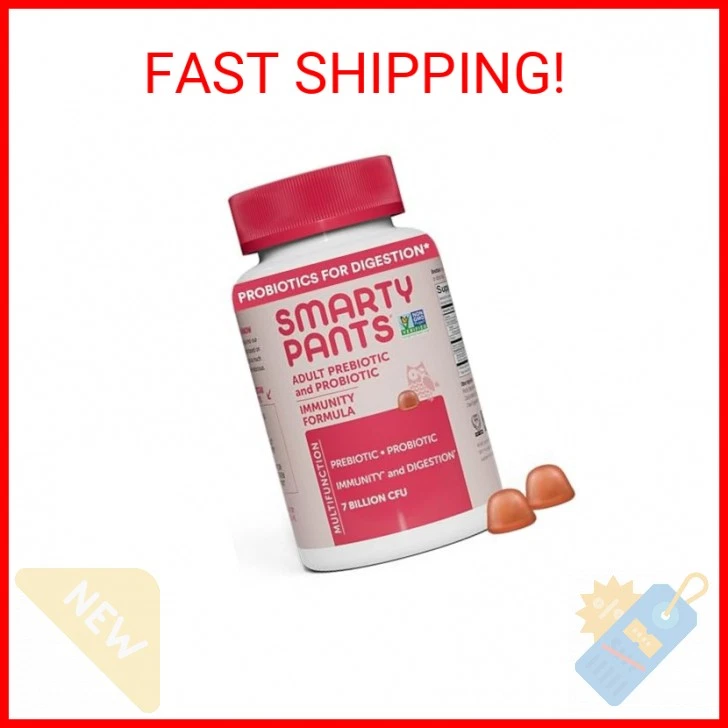 Gomitas probióticas y prebióticas para adultos SmartyPants para la salud digestiva: salud intestinal Foto 2 de 2