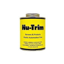 Nu-Trim Plastic Restorer - Renews Revives Faded Plastic Bumpers And Trim, 16 Oz.