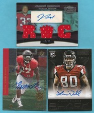 FLACONS AUTO LOT OF 3 CERTIFIED AUTO AUTOGRAPH CARDS NORWOOD TOILOLO BROWN
