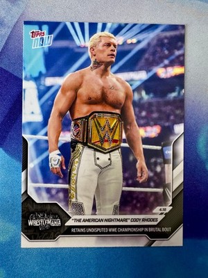 2026 Topps NOW WWE Cody Rhodes #42 WrestleMania Vegas NM