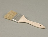 PB4 4" Brush White Bristle with Wood Handle, 12 Per Box