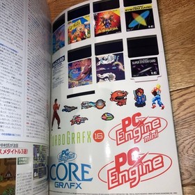 Dengeki PC Engine Sticker for TurboGrafx-16 Console & Magazine New VV3