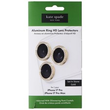 Kate Spade Alum Ring HD Lens Protectors for iPhone 17 Pro/Pro Max - Set in Stone