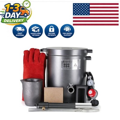 High Performance 6 KG Propane Furnace & Graphite Crucible for Easy Metal Casting