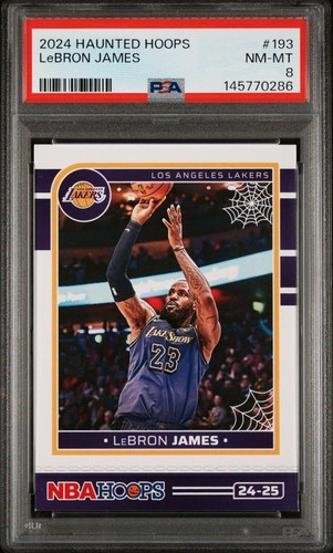 2024 Haunted Hoops LeBron James #193 - PSA 8 NM-MT