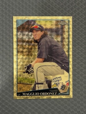 Magglio Ordonez 2009 Topps Chrome Superfractor MISSING SERIAL # (Normally 1/1)