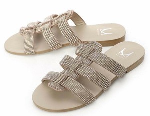 moda in pelle gold sandals