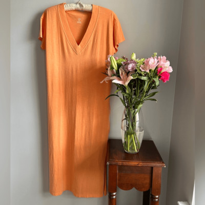 Aerie Orange Sherbet Maxi Dress
