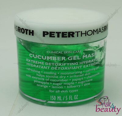 Peter Thomas Roth Cucumber Gel mask *Low Fill* 5oz New&Unbox Never Used