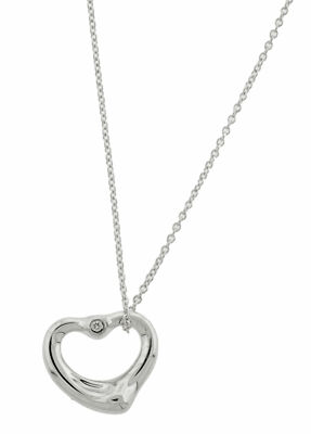 Elsa Peretti Open Heart Pendant Flash 