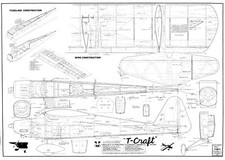 T-Craft clipped wing taylorcraft by Hal De Bolt r/c sport semi scale plan