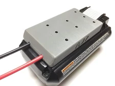 Grey 10AWG Adapter for 40V Ryobi lithium-ion battery dock power connector wire