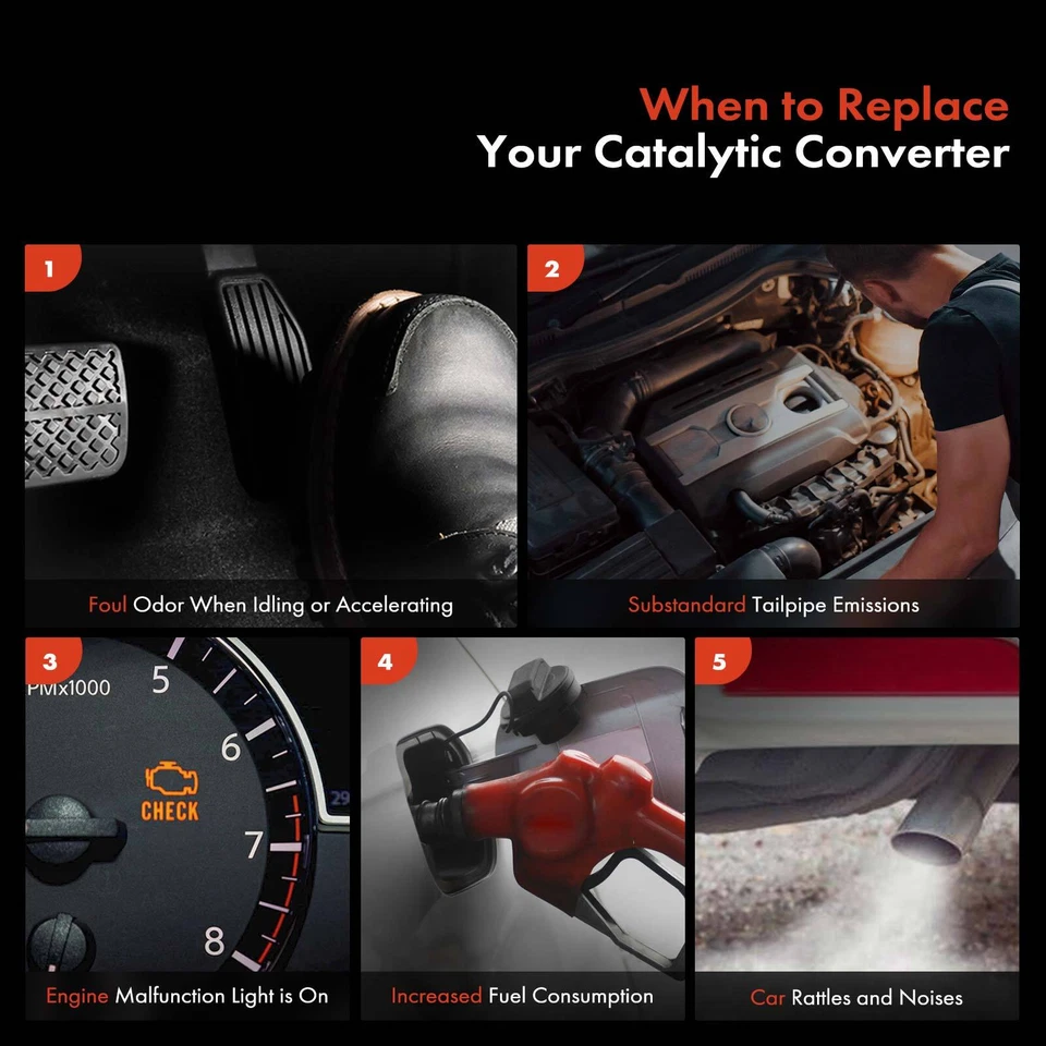 Nuevo convertidor catalítico delantero derecho para Ford Freestyle 2005-2007 Mercury Montego Foto 4 de 4