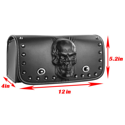 Motorcycle Handlebar bag Tool Skull Fit For Indian Scout Wearproof