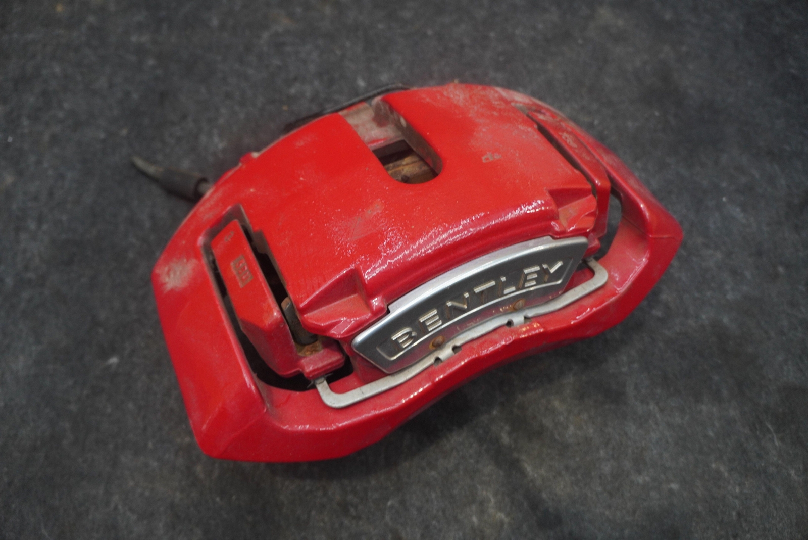 Front Right Brake Caliper & Bracket Red OEM Bentley Continental GTC Speed 2016